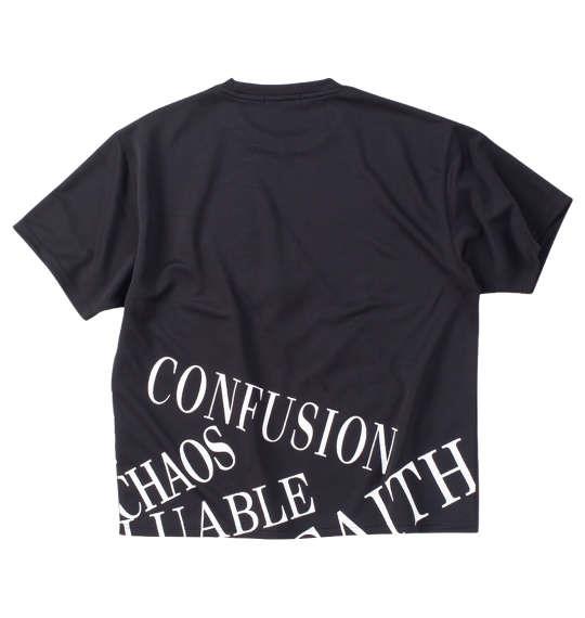 大きいサイズ メンズ in the attic クロスエンボスロゴ 半袖 Tシャツ ブラック 1258-4210-2 3L 4L 5L 6L