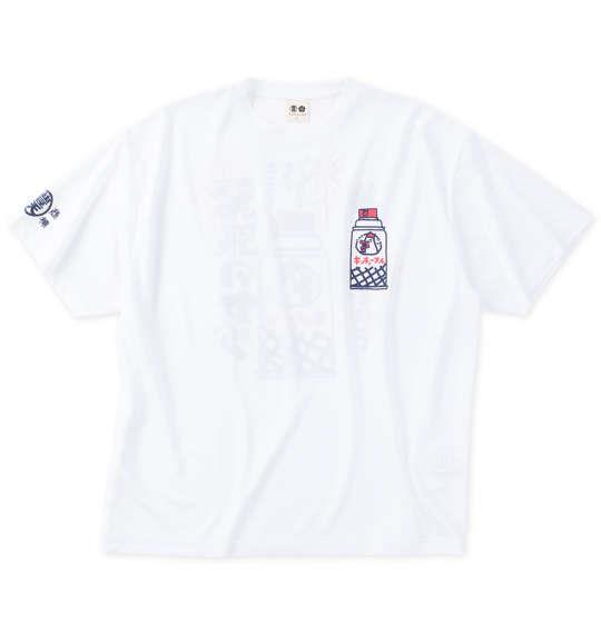 【max8】大きいサイズ メンズ 豊天 緊張のやつ DRY ハニカムメッシュ 半袖 Tシャツ ホワイト 1258-4286-1 3L 4L 5L 6L 7L 8L