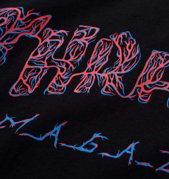 【max8】大きいサイズ メンズ THRASHER veins comp 半袖 Tシャツ ブラック 1278-4563-2 3L 4L 5L 6L 8L