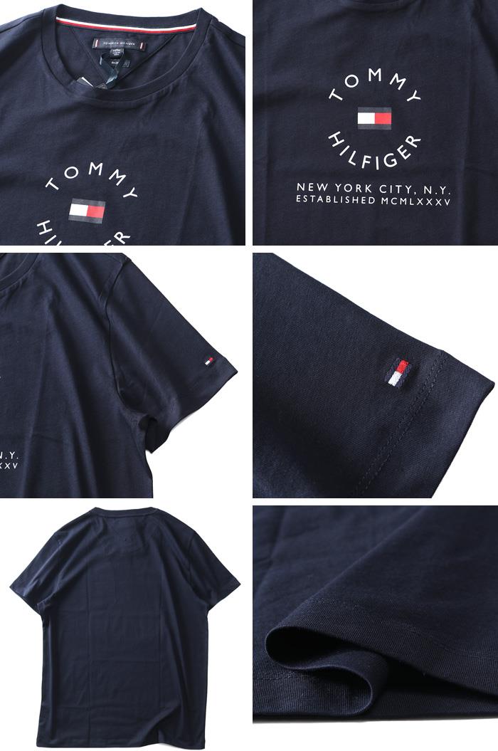 【SB0322】大きいサイズ メンズ TOMMY HILFIGER トミーヒルフィガー ロゴ 半袖 Tシャツ USA直輸入 mw0mw31367