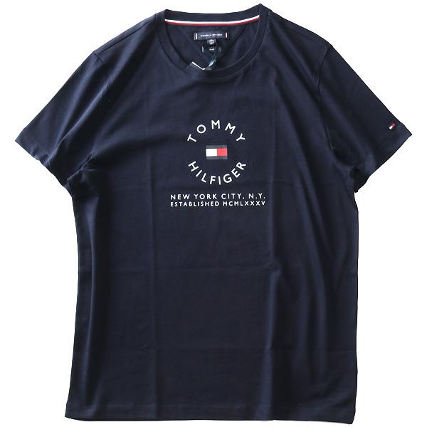 【SB0322】大きいサイズ メンズ TOMMY HILFIGER トミーヒルフィガー ロゴ 半袖 Tシャツ USA直輸入 mw0mw31367