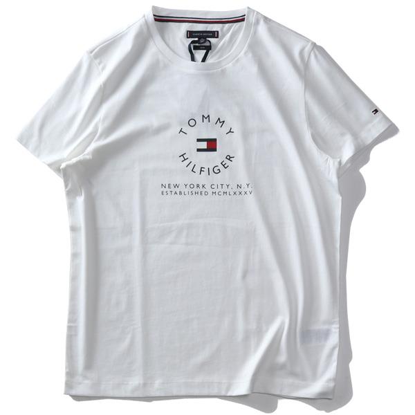 【SB0322】大きいサイズ メンズ TOMMY HILFIGER トミーヒルフィガー ロゴ 半袖 Tシャツ USA直輸入 mw0mw31367