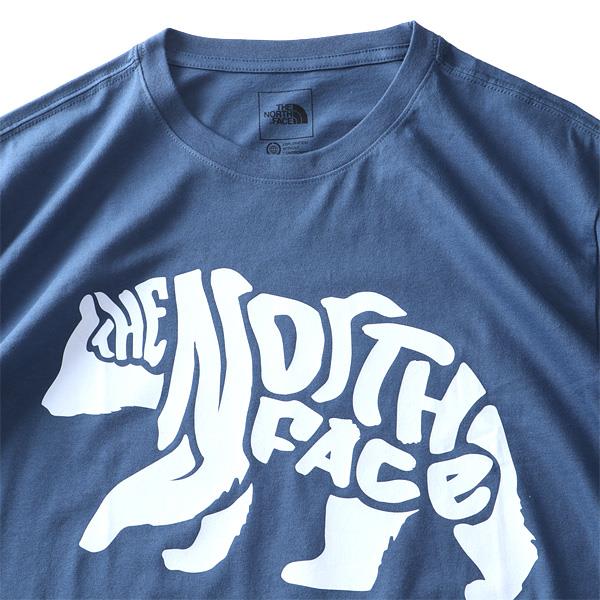 【SB0322】大きいサイズ メンズ THE NORTH FACE ノースフェイス プリント 半袖 Tシャツ BEAR TEE USA直輸入 nf0a84n7-of5