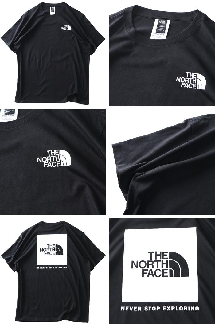 【SB0322】大きいサイズ メンズ THE NORTH FACE ノースフェイス プリント 半袖 Tシャツ BOX NSE TEE USA直輸入 nf0a812h-ky4