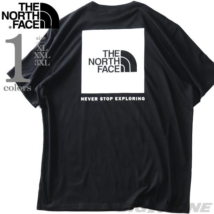 【SB0322】大きいサイズ メンズ THE NORTH FACE ノースフェイス プリント 半袖 Tシャツ BOX NSE TEE USA直輸入 nf0a812h-ky4