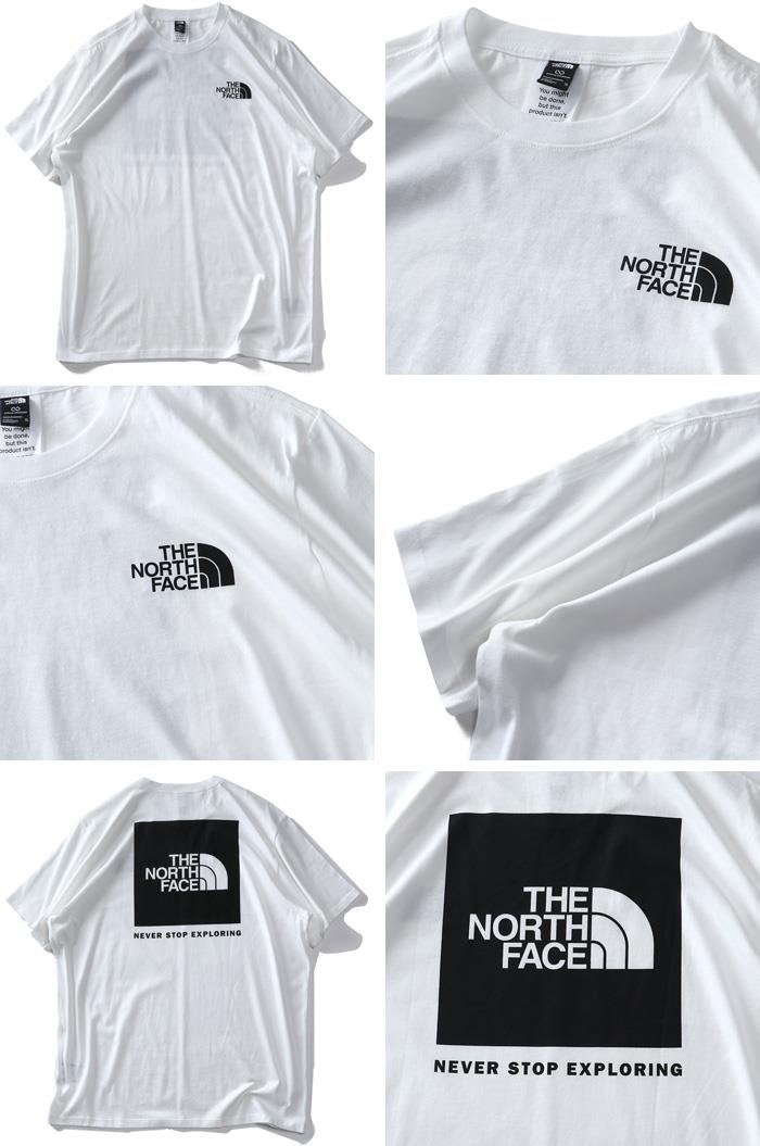 【SB0322】大きいサイズ メンズ THE NORTH FACE ノースフェイス プリント 半袖 Tシャツ BOX NSE TEE USA直輸入 nf0a812h-la9