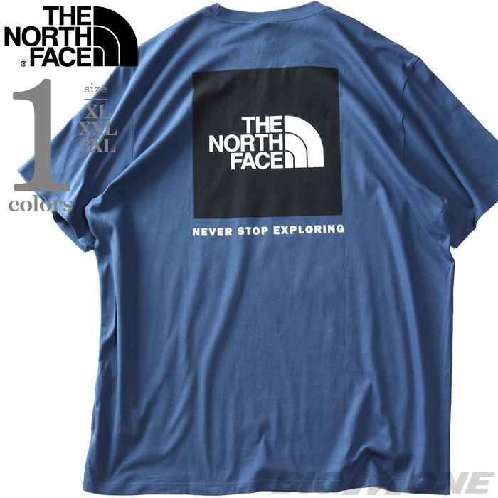【SB0322】大きいサイズ メンズ THE NORTH FACE ノースフェイス プリント 半袖 Tシャツ BOX NSE TEE USA直輸入 nf0a812h-mpf