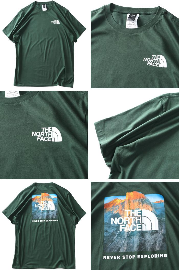 【SB0322】大きいサイズ メンズ THE NORTH FACE ノースフェイス プリント 半袖 Tシャツ BOX NSE TEE USA直輸入 nf0a812h-of3