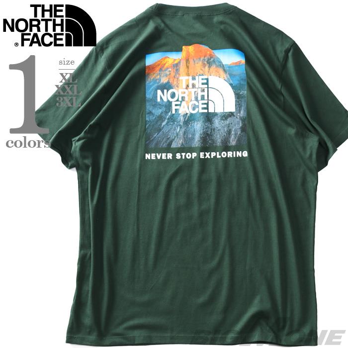 大きいサイズ メンズ THE NORTH FACE ノースフェイス プリント 半袖 Tシャツ BOX NSE TEE USA直輸入 nf0a812h-of3