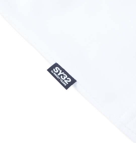 大きいサイズ メンズ SY32 by SWEET YEARS バックサークルスターロゴ 半袖 Tシャツ ホワイト 1278-4291-1 3L 4L 5L 6L
