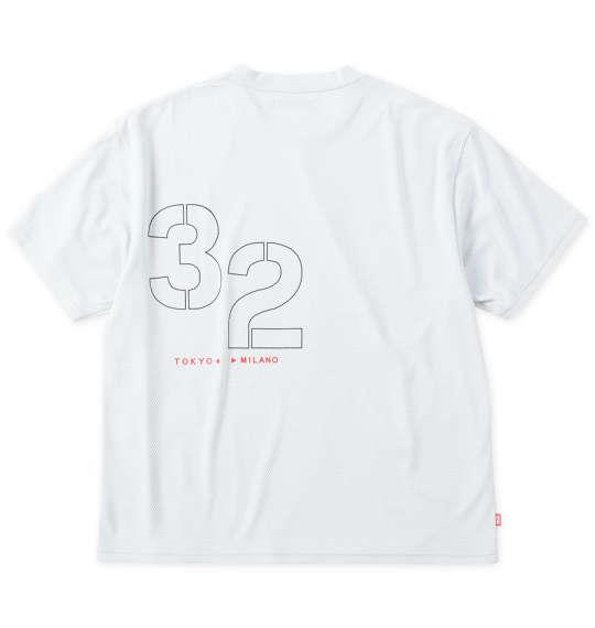 大きいサイズ メンズ SY32 by SWEET YEARS ステンシルロゴ 半袖 Tシャツ ホワイト × グレー 1278-4292-1 3L 4L 5L 6L