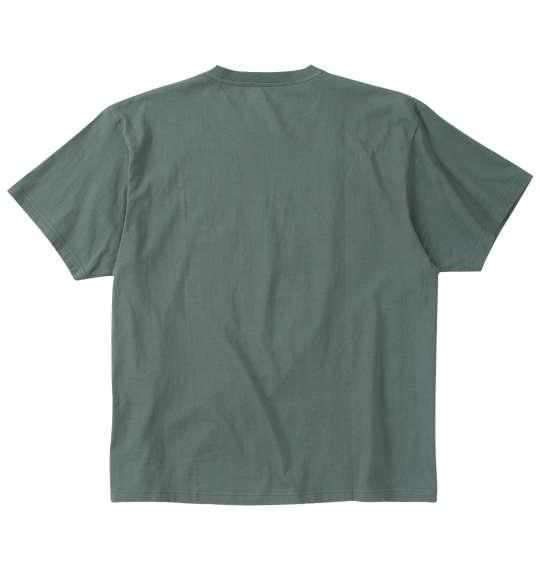 【max8】大きいサイズ メンズ Mc.S.P オーガニックコットン クルーネック 半袖 Tシャツ グリーン 1278-4510-5 3L 4L 5L 6L 7L 8L