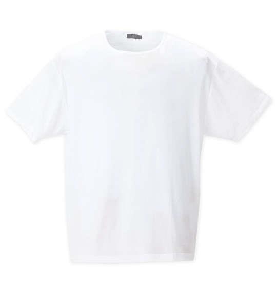 大きいサイズ メンズ De/Ou 消臭 クルーネック 半袖 Tシャツ ホワイト 1249-4240-1 3L 4L 5L 6L 7L 8L
