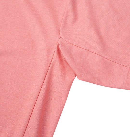 大きいサイズ メンズ MOVESPORT SUNSCREEN ミニ鹿の子 バックロゴ 半袖 ポロシャツ レッド杢 1278-4251-3 3L 4L 5L 6L