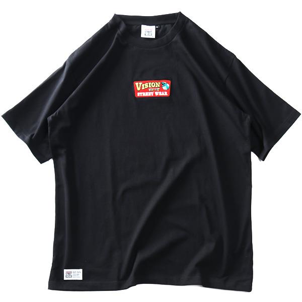 大きいサイズ メンズ VISION STREET WEAR スケボーバーガー プリント 半袖 Tシャツ 春夏新作 4505701