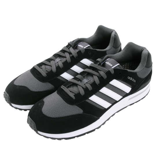 大きいサイズ メンズ adidas スニーカー RUN 80s M コアブラック 1240-4224-2 29 30 31