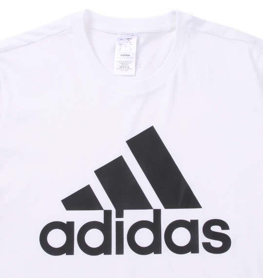 大きいサイズ メンズ adidas M ESS BL 半袖 Tシャツ ホワイト 1278-4230-1 4XLT 6XLT