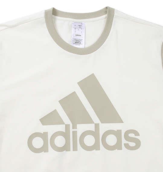 大きいサイズ メンズ adidas M ESS BL 半袖 Tシャツ オフホワイト 1278-4230-4 4XLT 6XLT