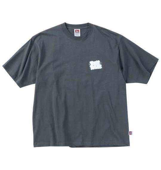 大きいサイズ メンズ BEN DAVIS カーウォッシュ 半袖 Tシャツ チャコール 1278-4572-2 3L 4L 5L 6L