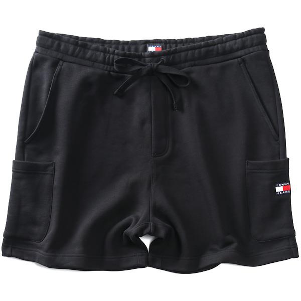 【FAD24】【SB0322】大きいサイズ メンズ TOMMY JEANS トミージーンズ スウェット カーゴ ショーツ ショートパンツ ハーフパンツ BADGE CARGO SHORT USA直輸入 dm0dm18479