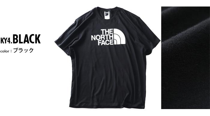 【SB0322】大きいサイズ メンズ THE NORTH FACE ノースフェイス プリント 半袖 Tシャツ HALF DOME TEE USA直輸入 nf0a812m-ky4