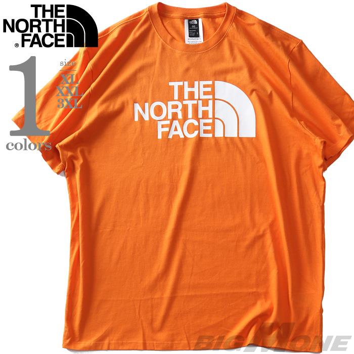 大きいサイズ メンズ THE NORTH FACE ノースフェイス プリント 半袖 Tシャツ HALF DOME TEE USA直輸入 nf0a812m-n01