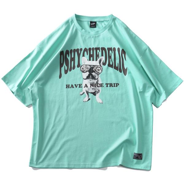 【SB0322】大きいサイズ メンズ フレブル ナイストリップ 半袖 Tシャツ ye070-224