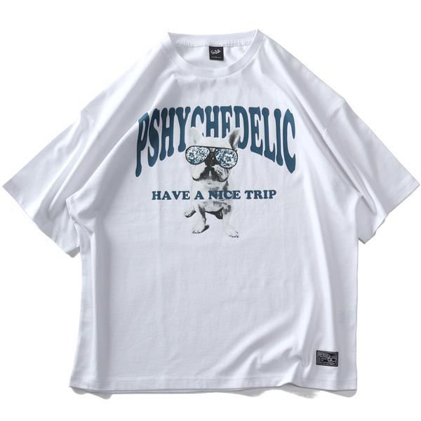 【SB0322】大きいサイズ メンズ フレブル ナイストリップ 半袖 Tシャツ ye070-224