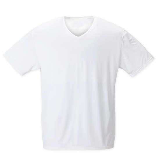 大きいサイズ メンズ KEEP GUARD 乳首透け防止 半袖 Tシャツ ホワイト 1249-4261-1 3L 4L 5L 6L 7L 8L