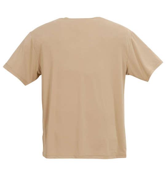 大きいサイズ メンズ KEEP GUARD 乳首透け防止 半袖 Tシャツ ベージュ 1249-4261-3 3L 4L 5L 6L 7L 8L