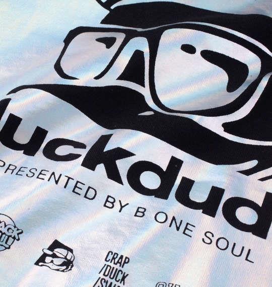 大きいサイズ メンズ b-one-soul DUCK DUDEメタリック 半袖 Tシャツ ブラック 1258-4291-2 3L 4L 5L 6L