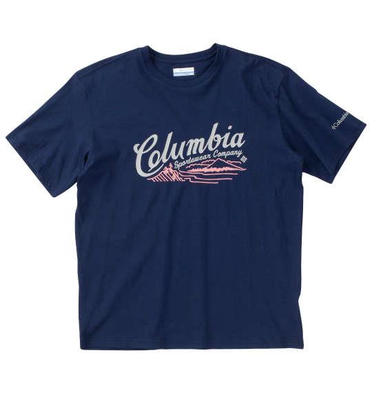 大きいサイズ メンズ Columbia ロッカウェイリバーグラフィック 半袖 Tシャツ カレッジネイビー 1278-4240-2 1X 2X 3X 4X 5X 6X