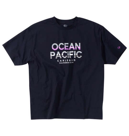 大きいサイズ メンズ OCEAN PACIFIC PEARTEX UV 半袖 Tシャツ ブラック 1278-4281-2 3L 4L 5L 6L
