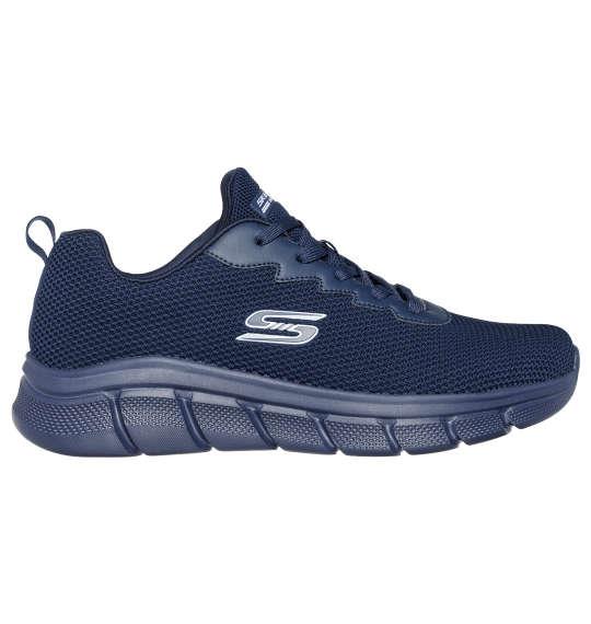 大きいサイズ メンズ SKECHERS スニーカー BOBS B FLEX-CHILL EDGE ネイビー 1240-4263-1 29 30 31 32