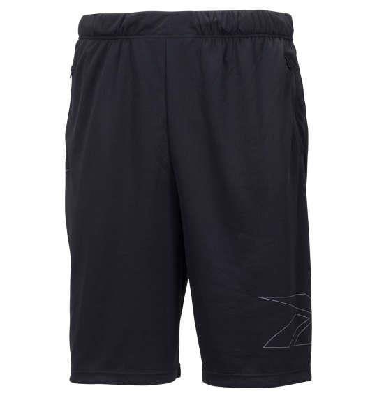 【max8】大きいサイズ メンズ Reebok アクセルパフォーマンス ハーフパンツ ブラック 1274-4280-2 3L 4L 5L 6L 8L