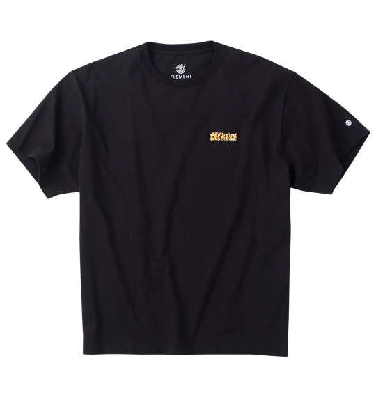 大きいサイズ メンズ ELEMENT ACOMPANY 半袖 Tシャツ ブラック 1278-4523-2 3L 4L 5L 6L