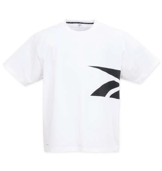 【max8】大きいサイズ メンズ Reebok サイドベクターグラフィック 半袖 Tシャツ ホワイト 1278-4530-1 3L 4L 5L 6L 8L