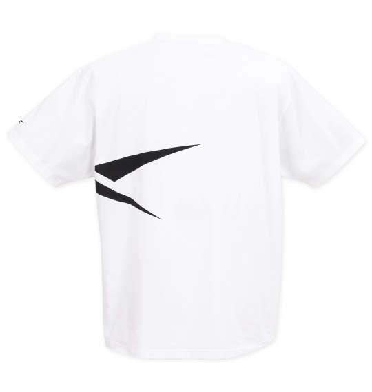 大きいサイズ メンズ Reebok サイドベクターグラフィック 半袖 Tシャツ ホワイト 1278-4530-1 3L 4L 5L 6L 8L