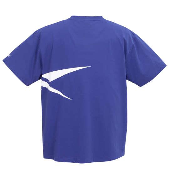 【max8】大きいサイズ メンズ Reebok サイドベクターグラフィック 半袖 Tシャツ ブルー 1278-4530-3 3L 4L 5L 6L 8L