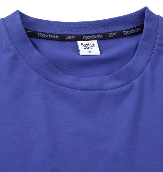 大きいサイズ メンズ Reebok サイドベクターグラフィック 半袖 Tシャツ ブルー 1278-4530-3 3L 4L 5L 6L 8L