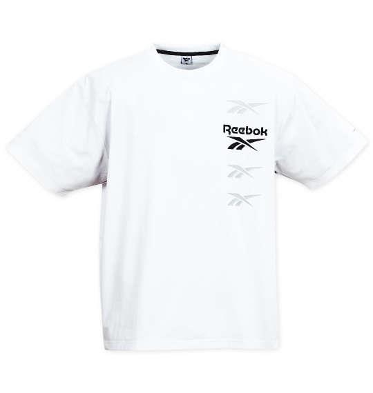 大きいサイズ メンズ Reebok 4ベクターグラフィック 半袖 Tシャツ ホワイト 1278-4531-1 3L 4L 5L 6L 8L