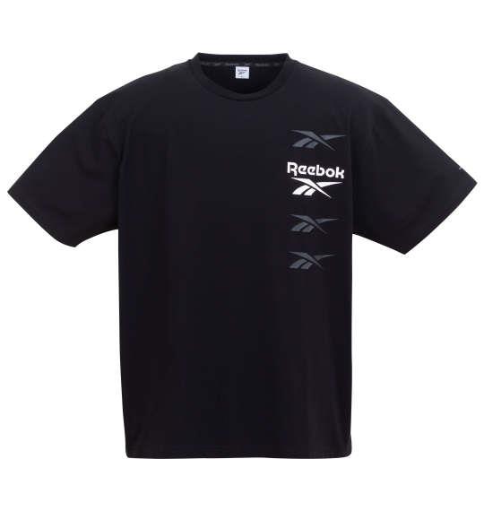 【max8】大きいサイズ メンズ Reebok 4ベクターグラフィック 半袖 Tシャツ ブラック 1278-4531-2 3L 4L 5L 6L 8L