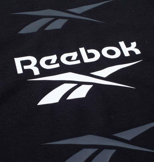 大きいサイズ メンズ Reebok 4ベクターグラフィック 半袖 Tシャツ ブラック 1278-4531-2 3L 4L 5L 6L 8L