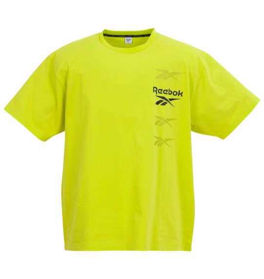 大きいサイズ メンズ Reebok 4ベクターグラフィック 半袖 Tシャツ イエロー 1278-4531-3 3L 4L 5L 6L 8L