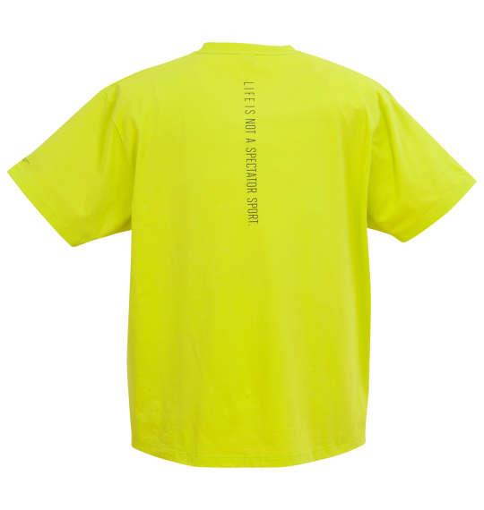 大きいサイズ メンズ Reebok 4ベクターグラフィック 半袖 Tシャツ イエロー 1278-4531-3 3L 4L 5L 6L 8L