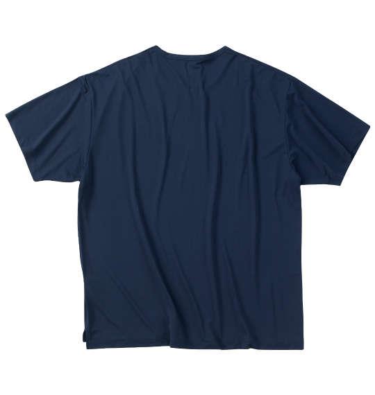 大きいサイズ メンズ TENTIAL BAKUNE Mesh 半袖 Tシャツ ネイビー 1279-4210-1 3L 4L 5L 6L 7L 8L