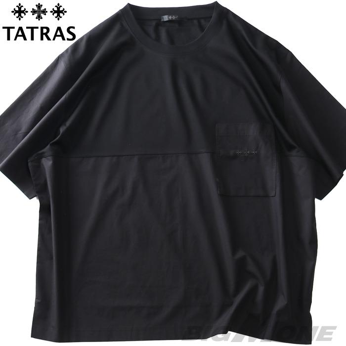 大きいサイズ メンズ TATRAS タトラス MARTELLO マルテッロ 半袖 Tシャツ 直輸入品 mtke24s8035-m