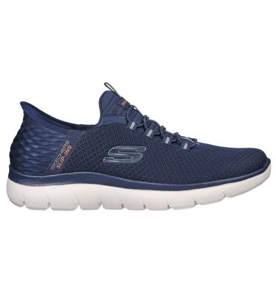 大きいサイズ メンズ SKECHERS スニーカー SLIP-INS SUMMITS-HIGH RANGE ネイビー 1240-4260-1 30 31 32