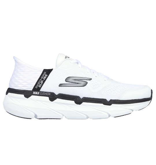 大きいサイズ メンズ SKECHERS スニーカー SKECHERS SLIP-INS MAX CUSHIONING PREMIER ホワイト 1240-4261-1 29 30 31 32