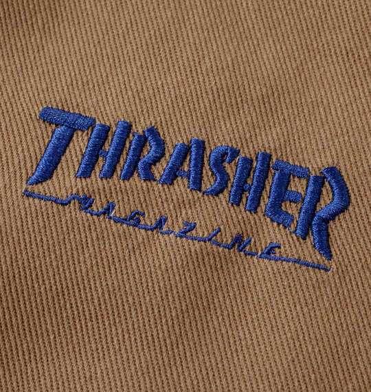 大きいサイズ メンズ THRASHER カツラギワーク ハーフパンツ ベージュ 1274-4541-3 3L 4L 5L 6L 7L 8L